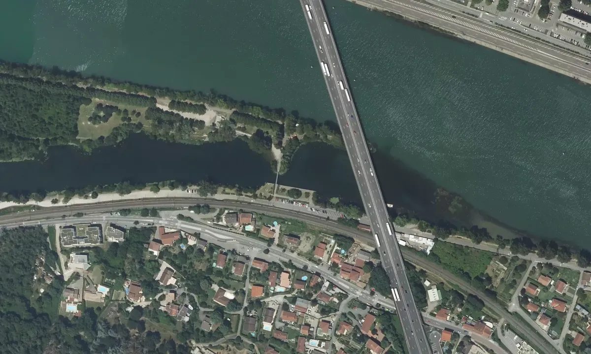 Satelite image of St Roman Mooring