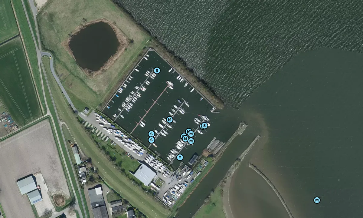Satelite image of Stad A'ant Haringvliet Yacht Harbour