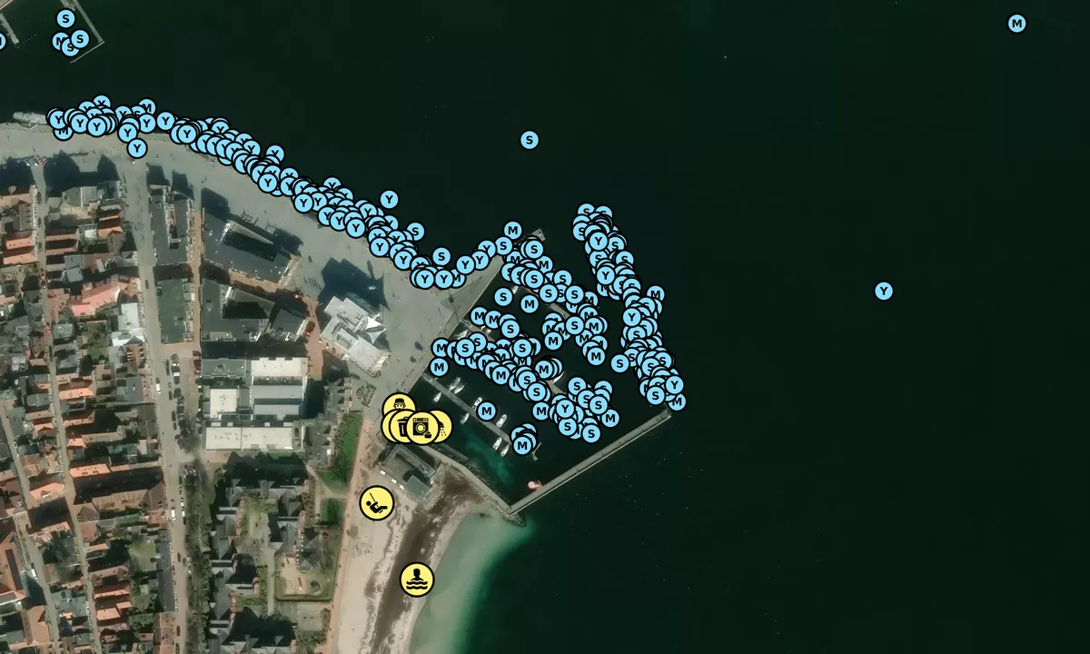 Satelite image of Stadthafen Eckernfoerde