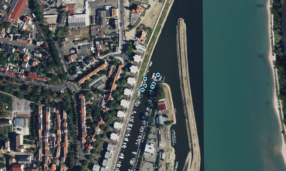 Satelite image of Stadthafen Speyer