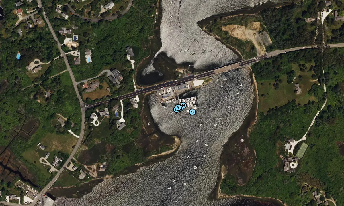 Satelite image of Stage Harbor Marine