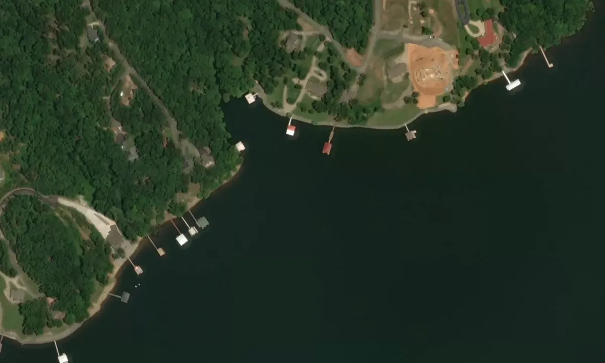Satelite image of Standing Rock Creek - 2