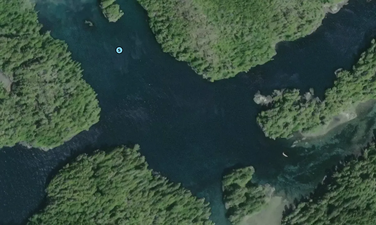 Satelite image of Staples Cut