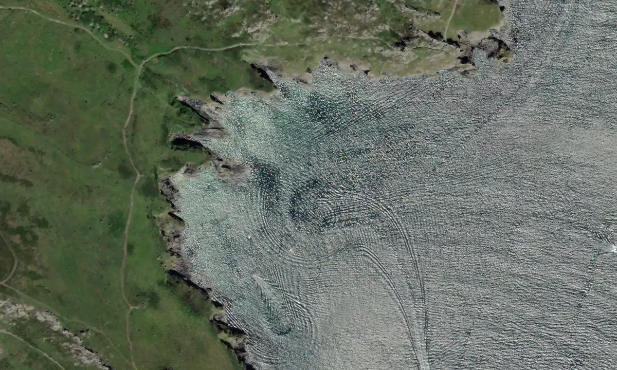 Flyfoto av Starehole Bay