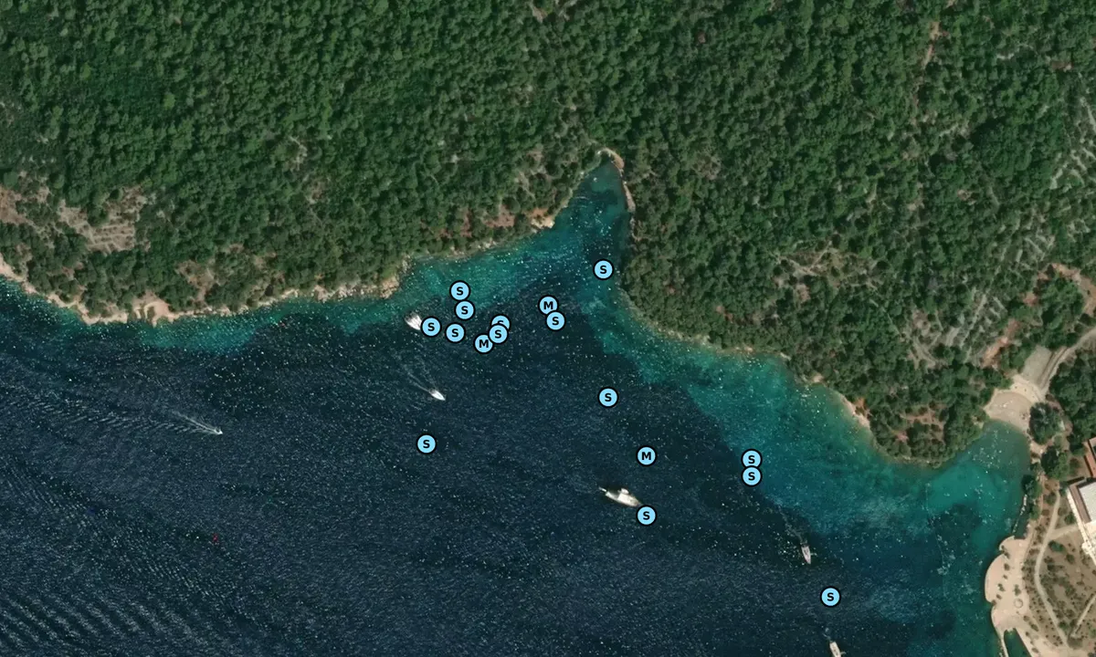 Satelite image of Stari Grad - Split-Dalmatia
