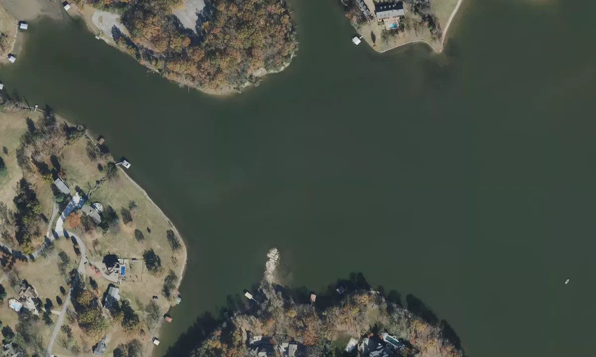 Satelite image of Stark Knob