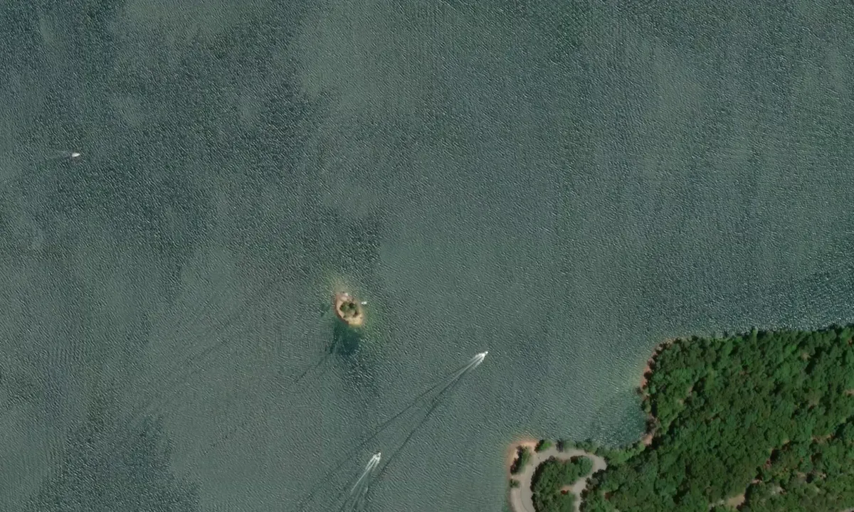 Satelite image of Starkey Island