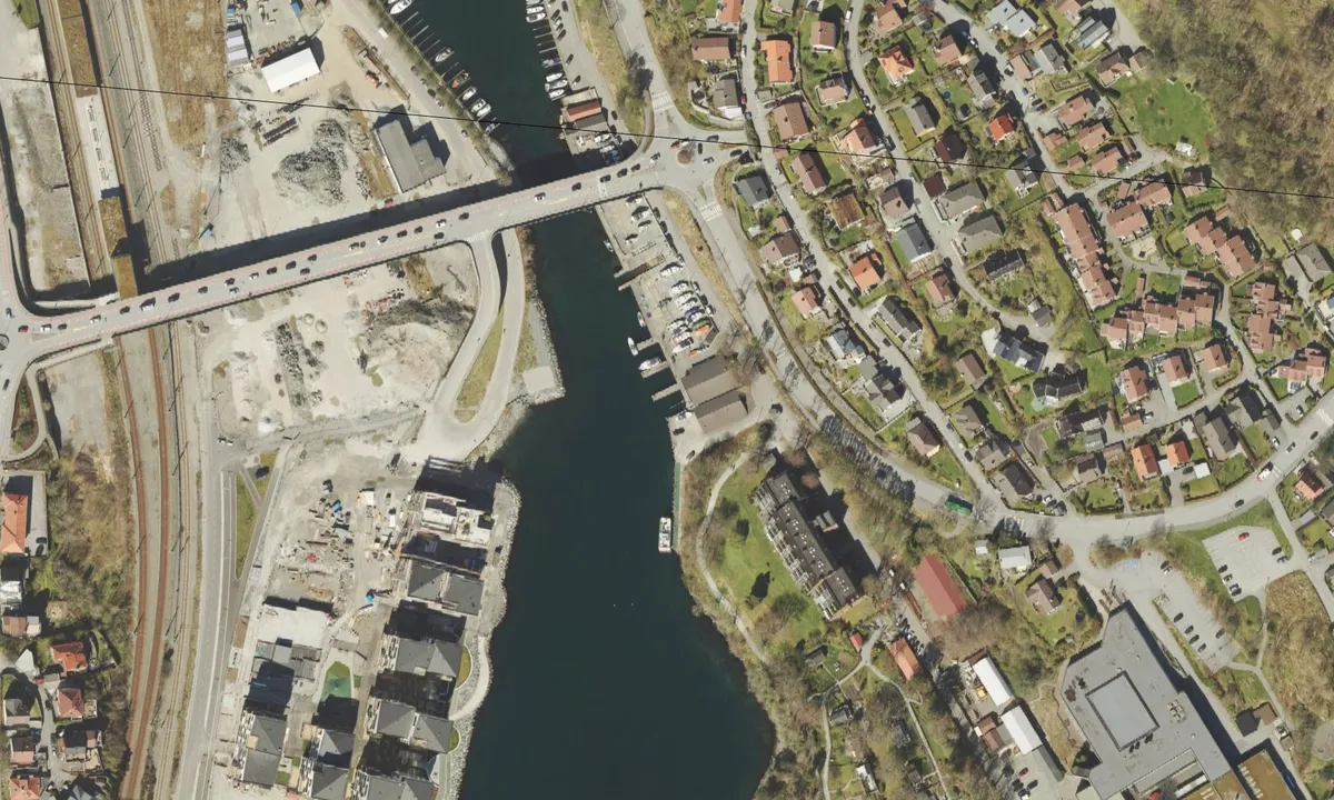 Flyfoto av Stavanger Motorbåtforening
