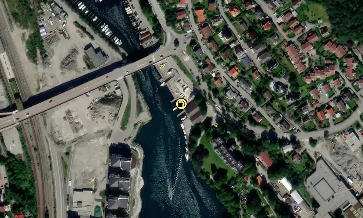 Satelite image of Stavanger Motorbåtforening