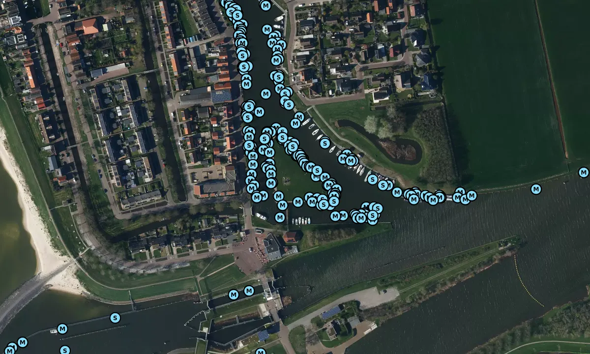 Satelite image of Stavoren Innenhafen
