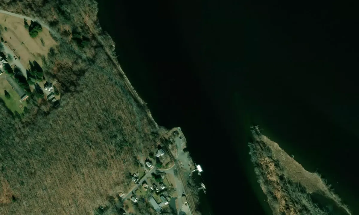 Flyfoto av Steamboat Landing