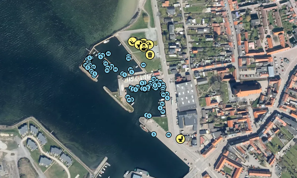 Satelite image of Stege Havn