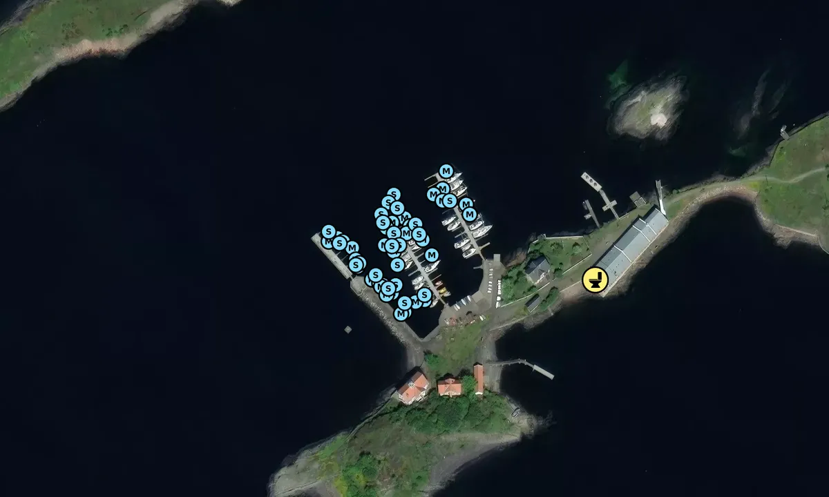 Satelite image of Steilene - Nesodden seilforening