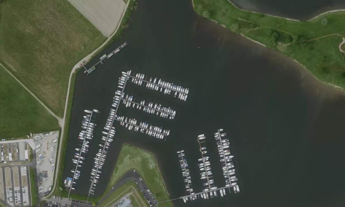 Satelite image of Stevensweert Marina