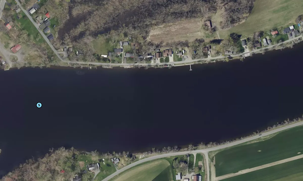 Satelite image of Stillwater Lock
