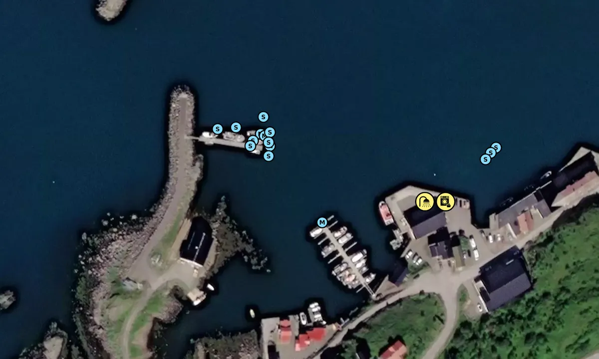 Satelite image of Stø