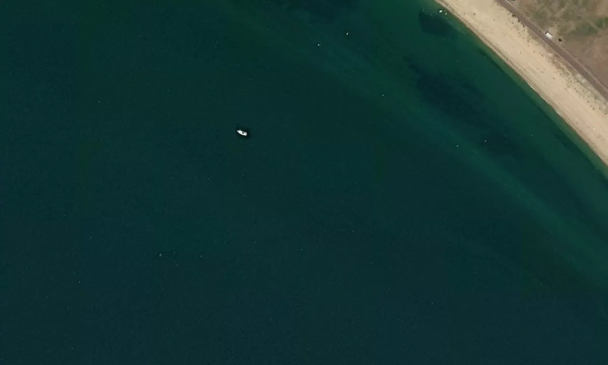 Flyfoto av Stokes Bay