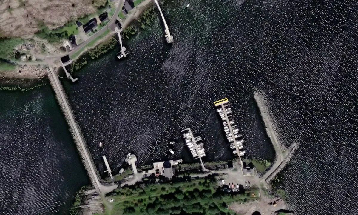 Satelite image of Stokkøy Båtforening