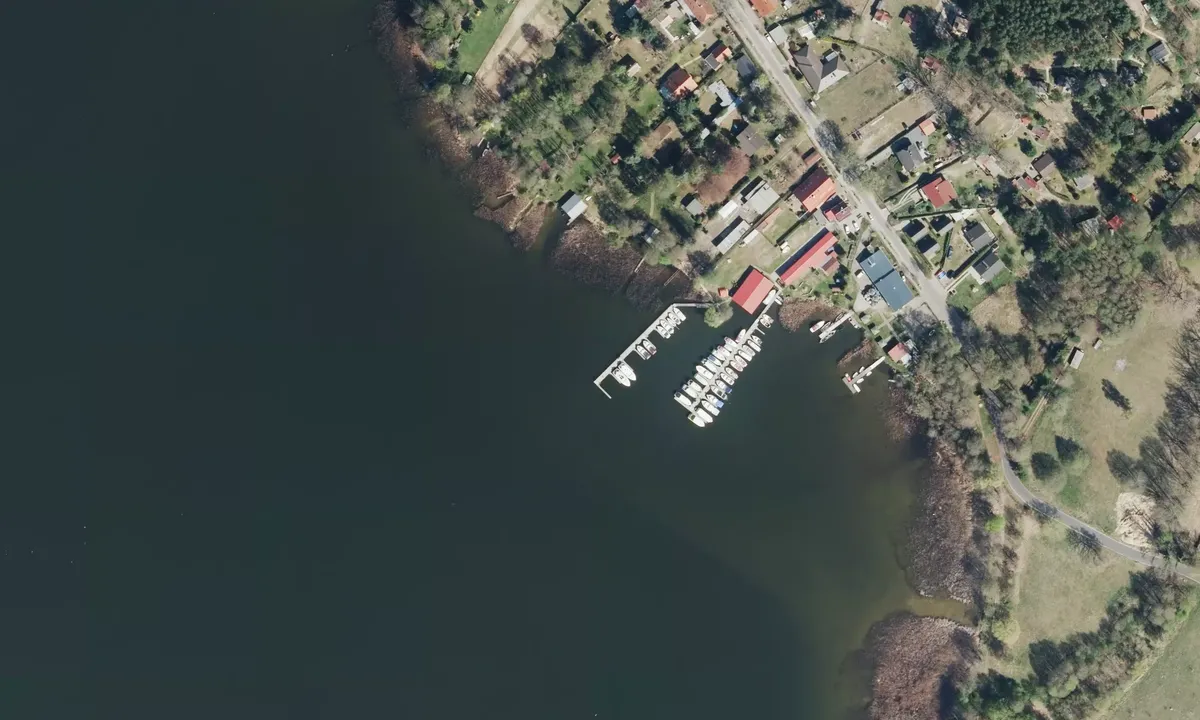 Satelite image of Stolpsee Bootshaus Himmelpfort