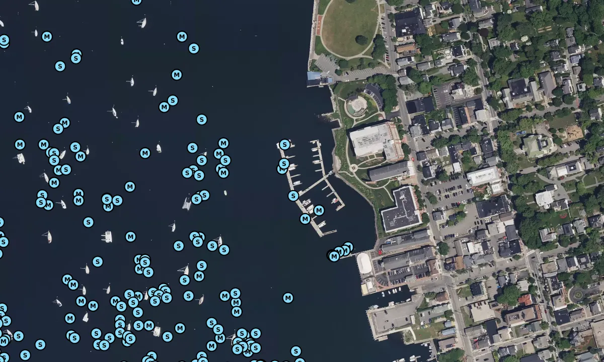 Satelite image of Stone Harbour Condominiums