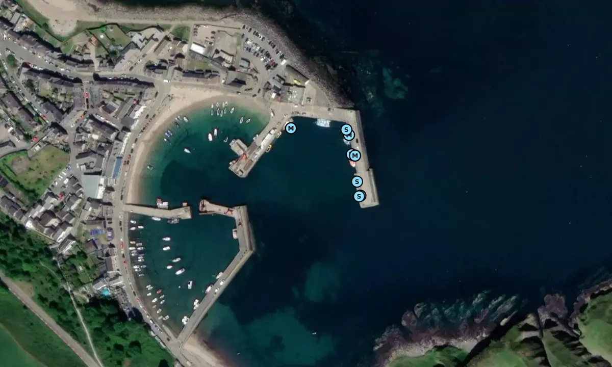 Satelite image of Stonehaven Harbour