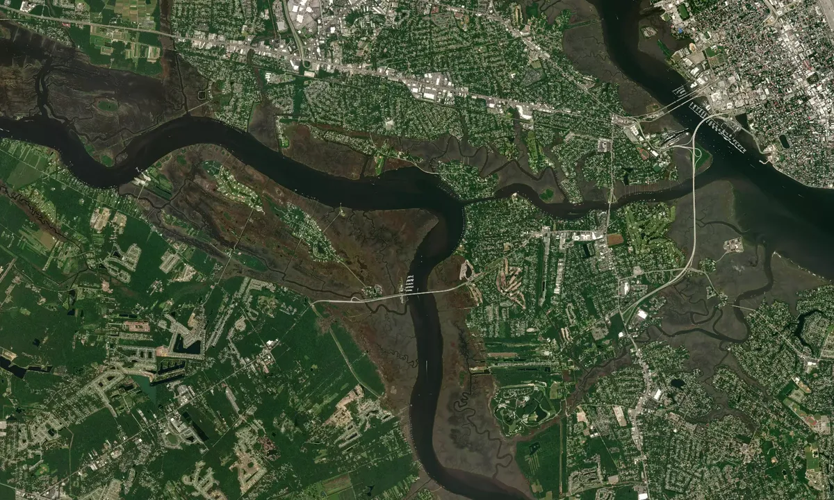 Flyfoto av Stono River - Johns Island