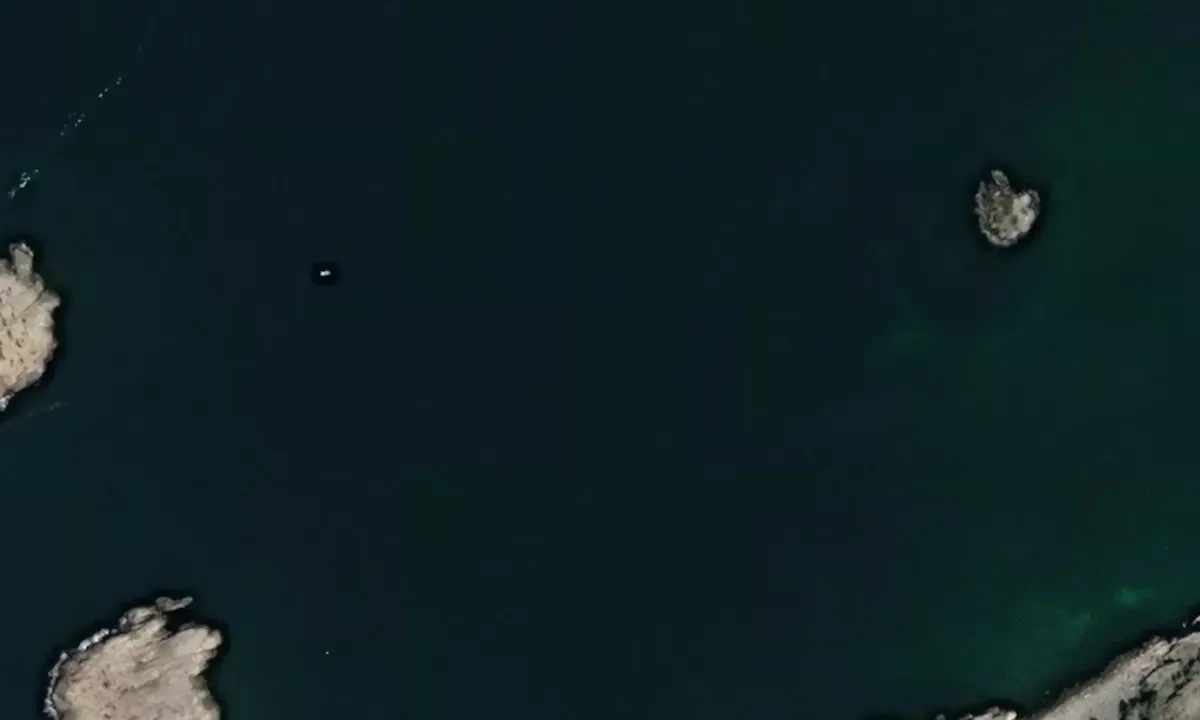 Satelite image of Stora Arsklåvet