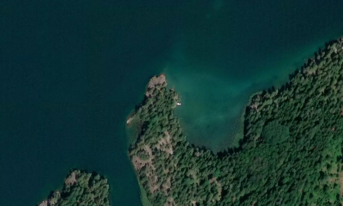 Satelite image of Stora Aspön