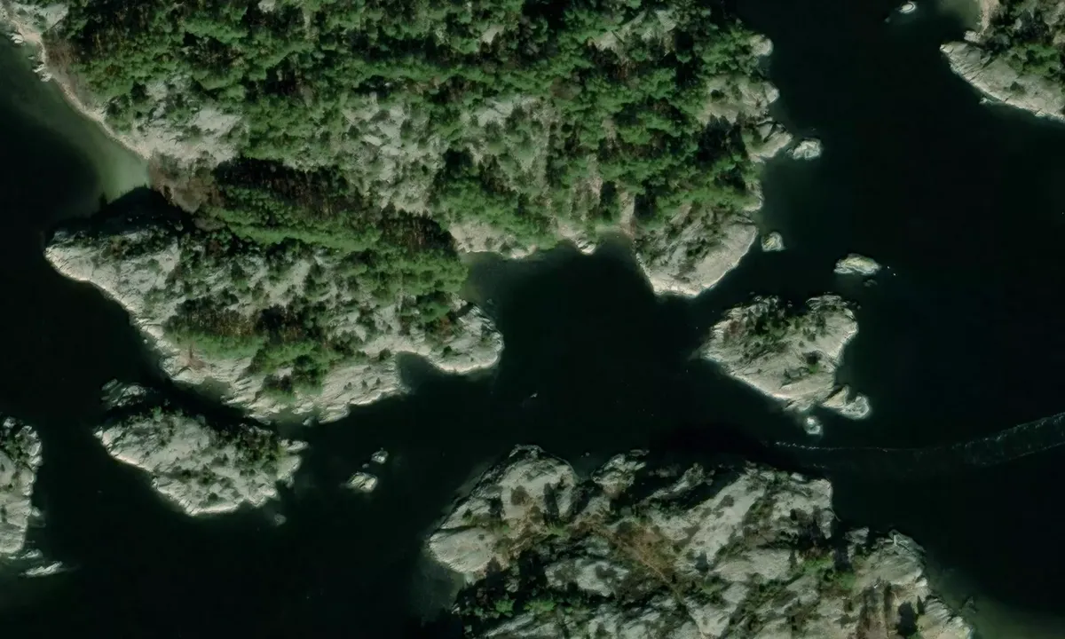 Satelite image of Stora Gassholmen