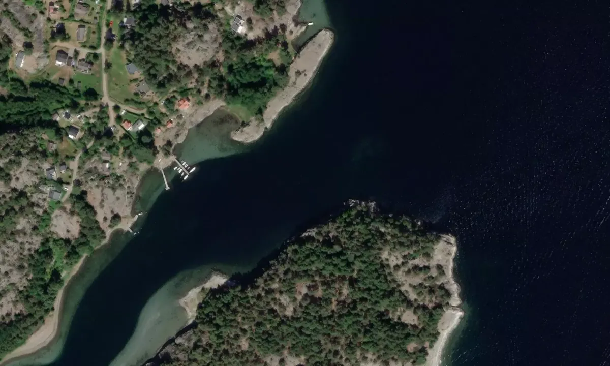 Flyfoto av Stora Harholmen