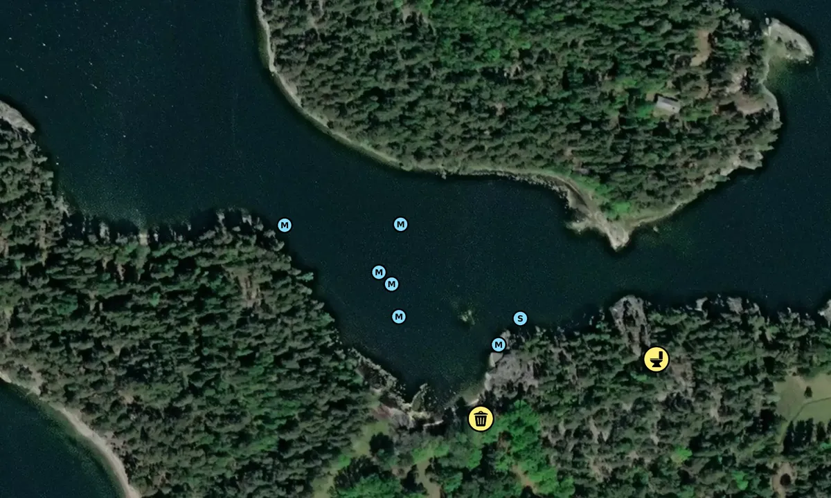 Satelite image of Stora Hästnacken