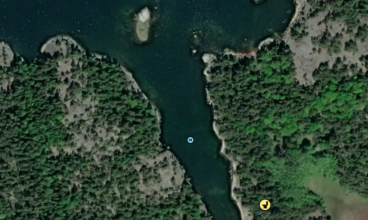 Satelite image of Stora Huvudholmen