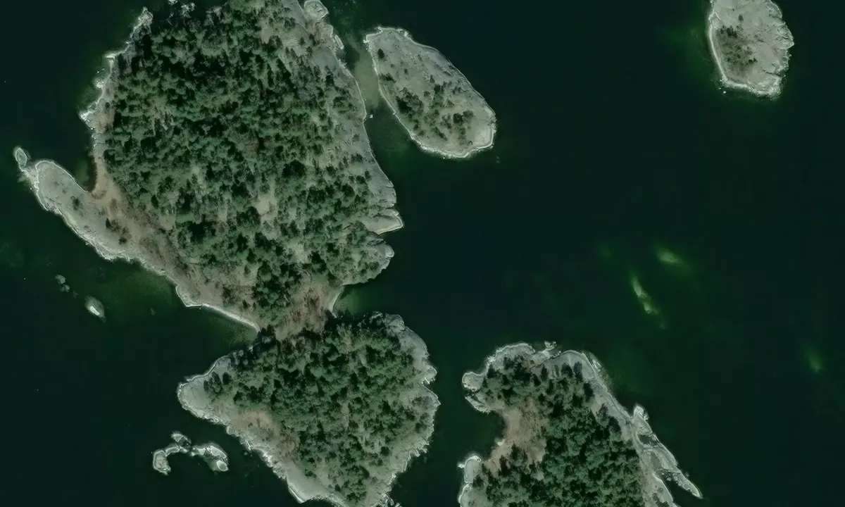 Satelite image of Stora Kunnören