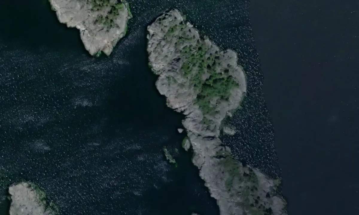 Satelite image of Stora Långskäret