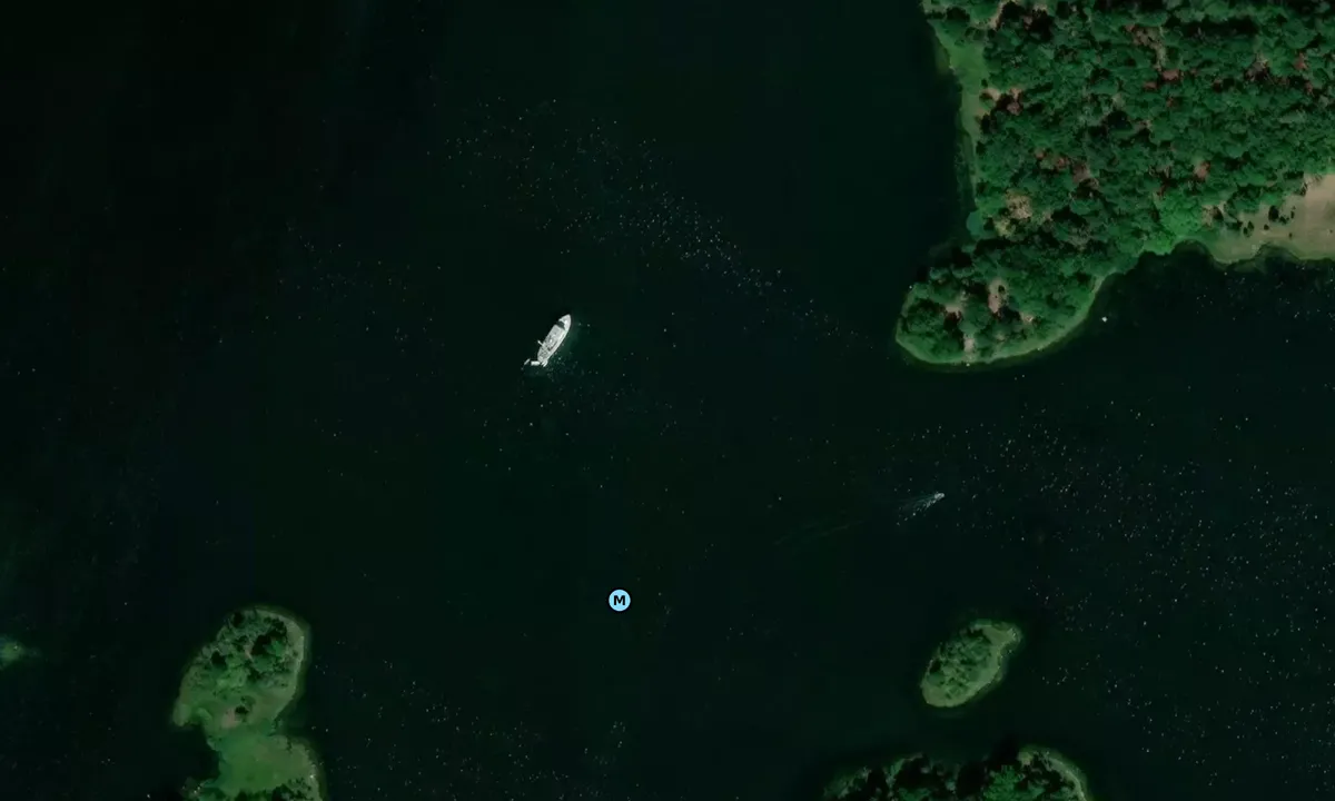 Satelite image of Stora Masö, vest