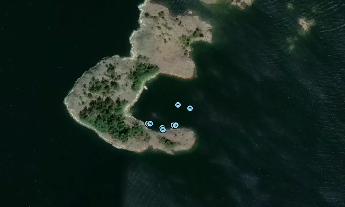 Satelite image of Stora Mosskär - Runnskär