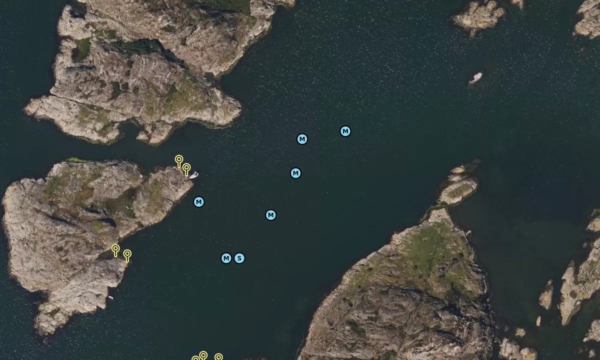 Satelite image of Stora Rörholmen - Lilla Rörholmen