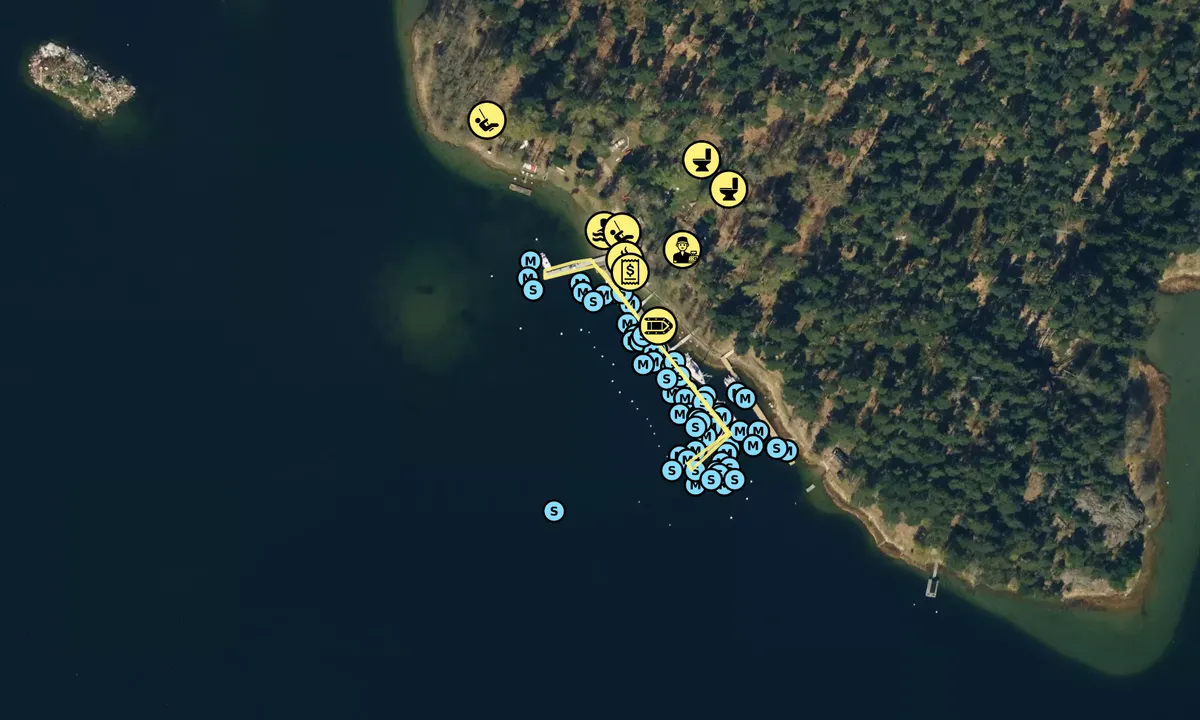 Satelite image of Stora Sandön