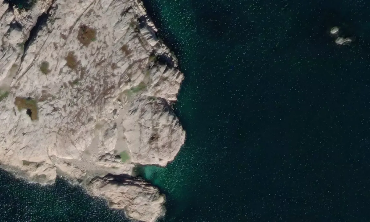 Satelite image of Stora Skårholmen