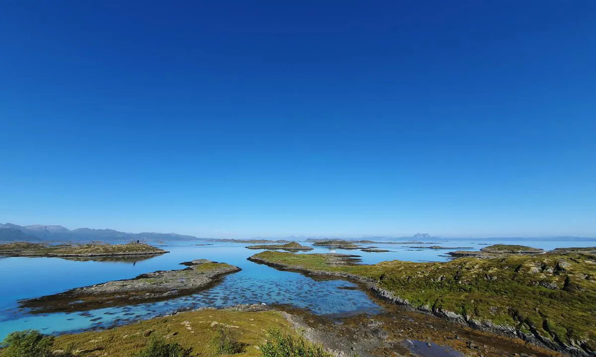 Store Svællingen Fredriksberg: Utallige ankerplasser i dette området.