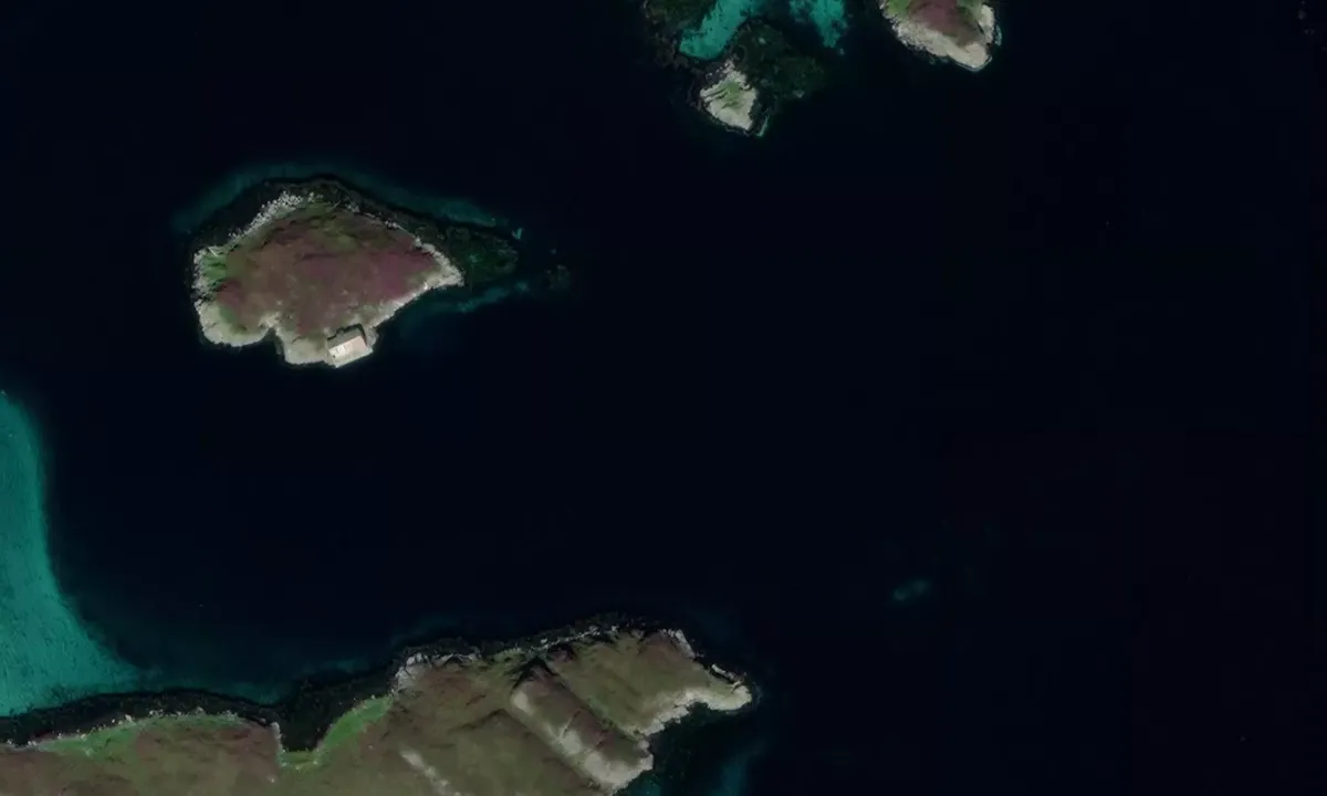 Satelite image of Storholmen - Morsundet