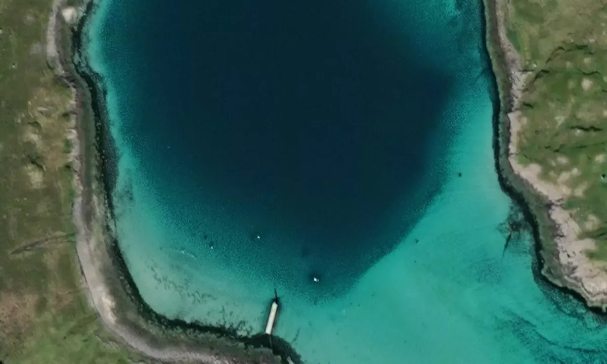 Satelite image of Storholmen - Sørøya