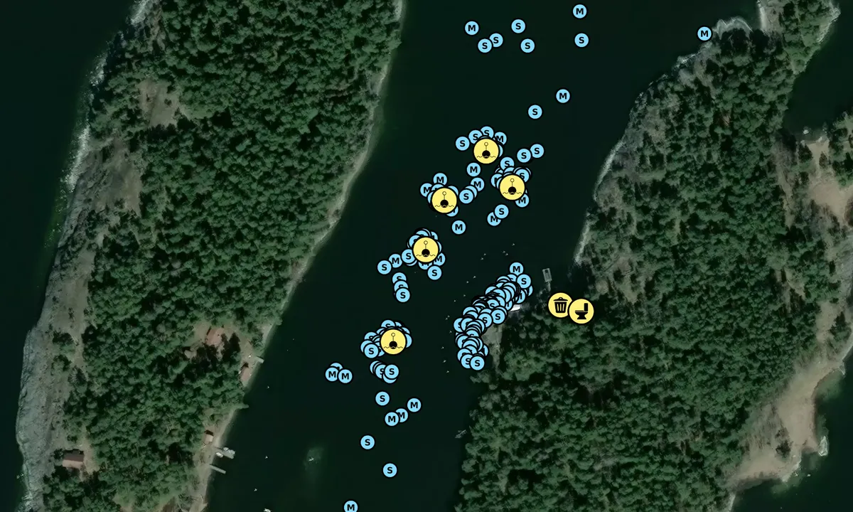 Satelite image of Storön - Kryssarklubbens Uthamn