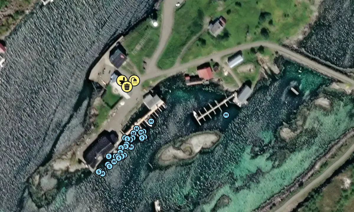 Satelite image of Støtt Havn