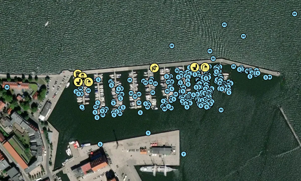 Satelite image of Stralsund City Marina