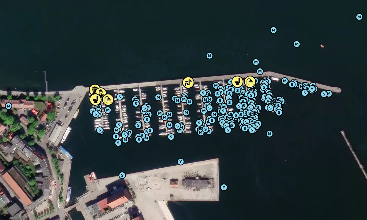 Satelite image of Stralsund City Marina