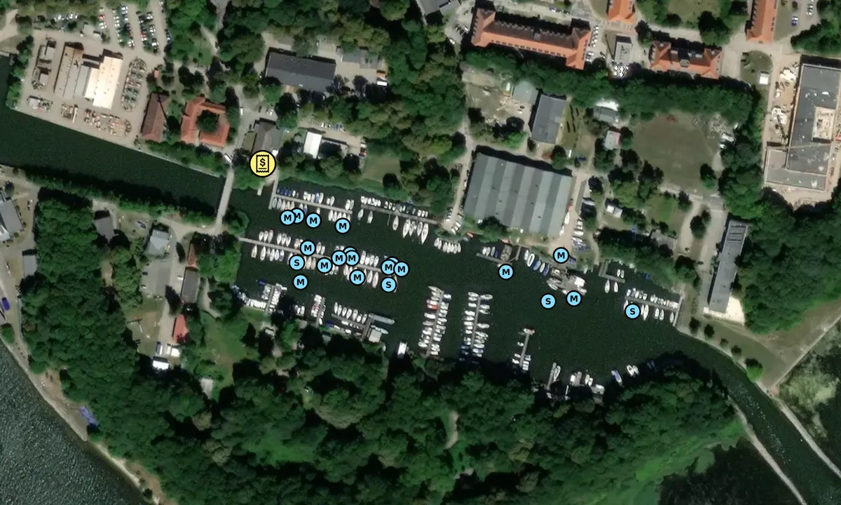 Satelite image of Stralsund Dänholm Süd