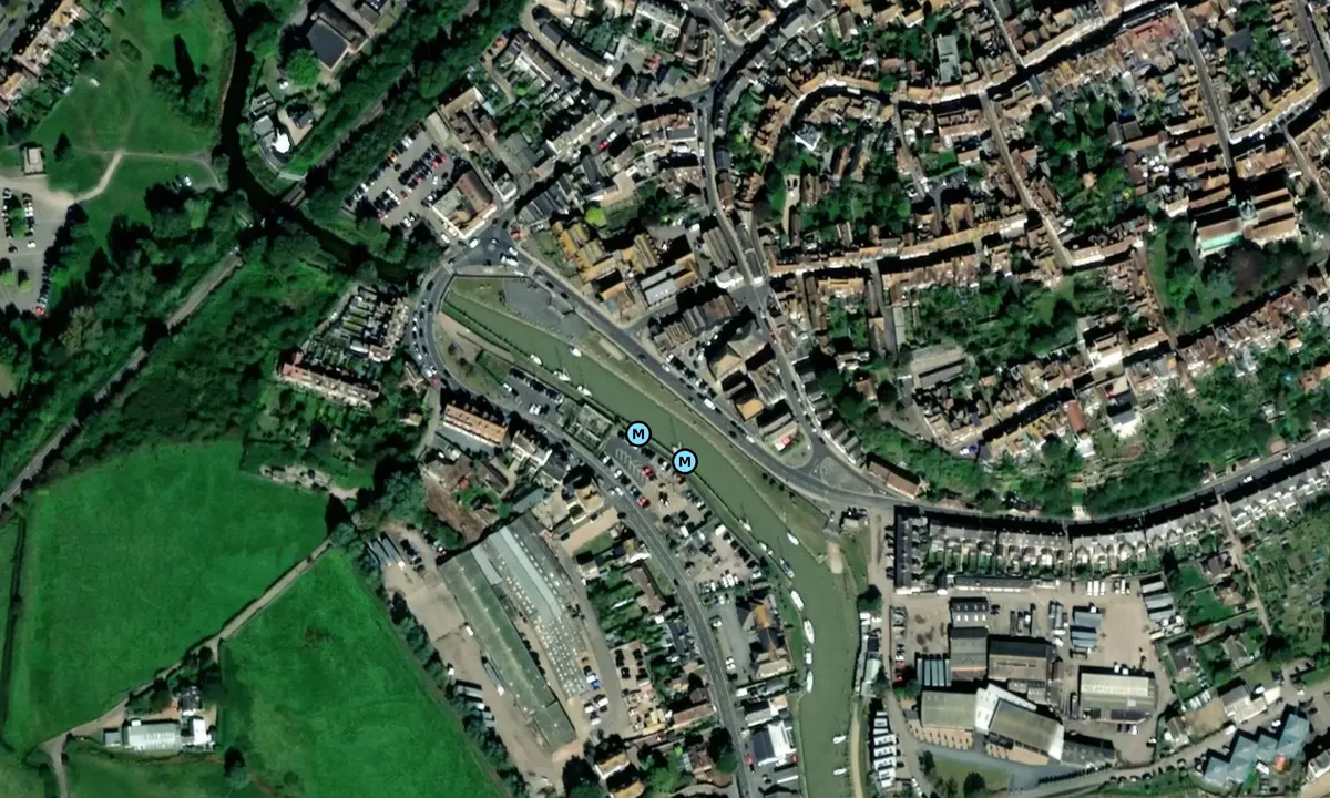 Satelite image of Strand Quay