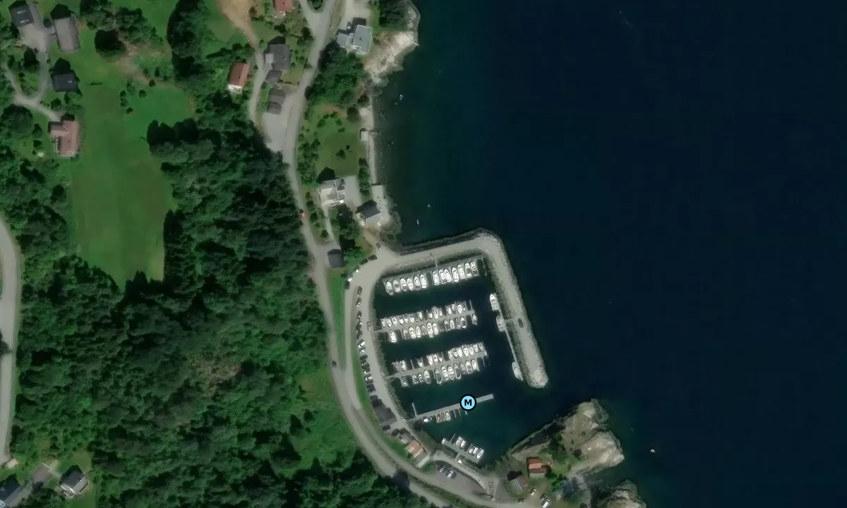 Satelite image of Stranda Småbåthavn