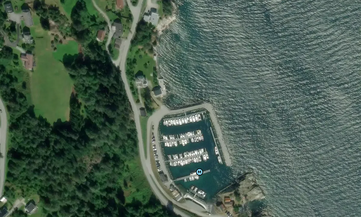 Satelite image of Stranda Småbåthavn